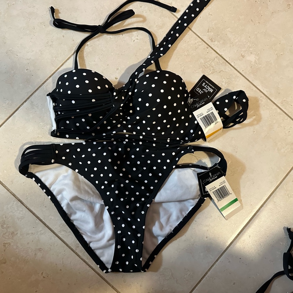 NWT - California Waves Bikini Swimsuit